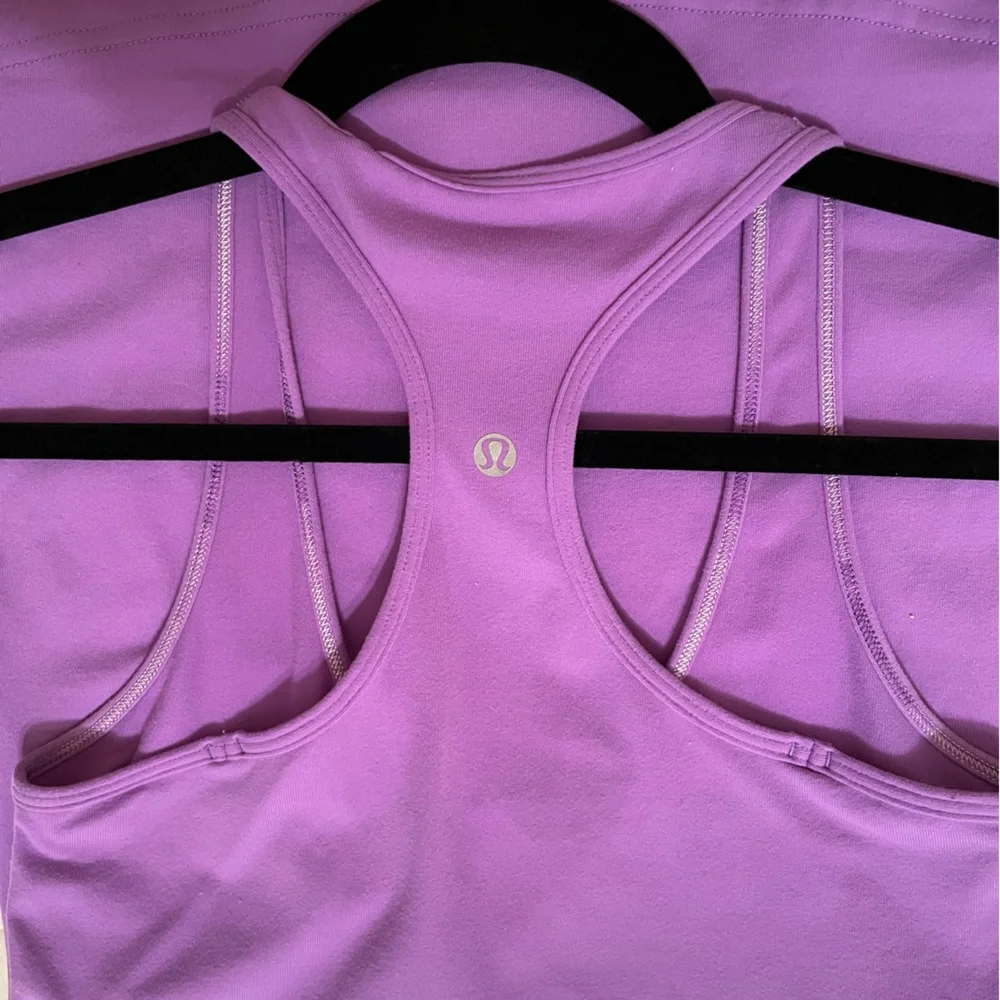 Lululemon lavender cool racer back tank, size 4 - Picture 3 of 4